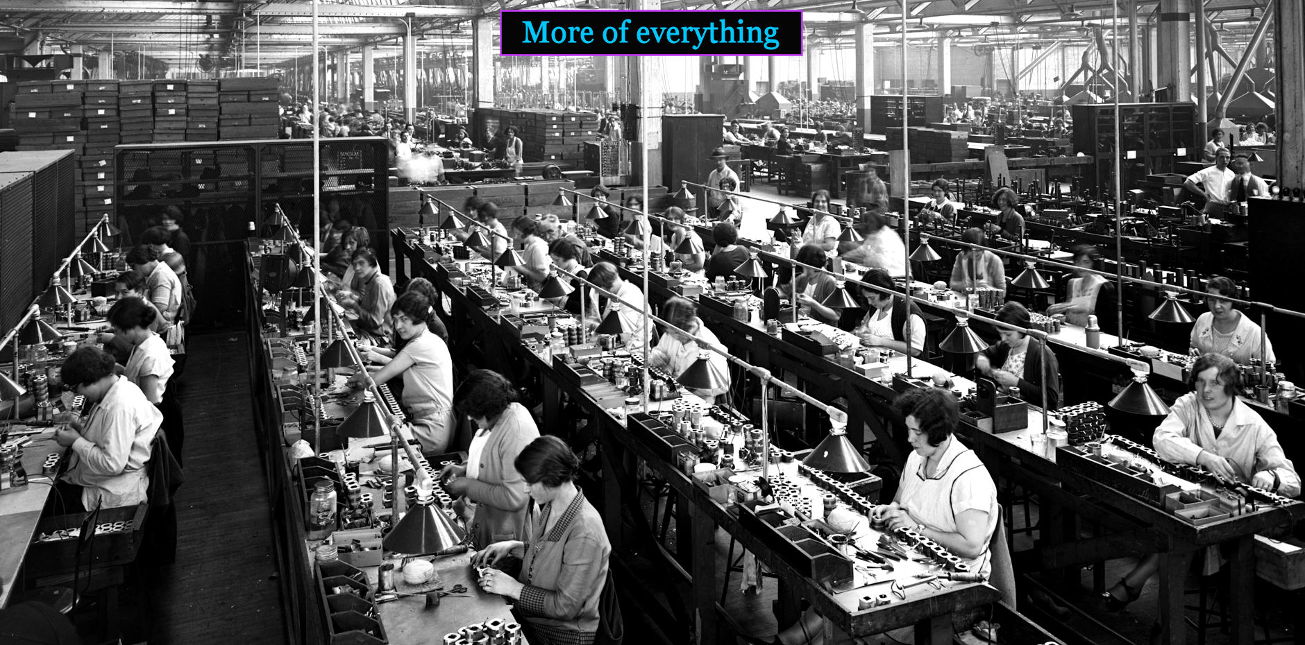 Radio manufacturing, 1920s